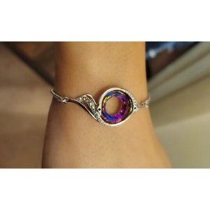 Rise From the Ashes Phoenix Bracelet Made with Crystals